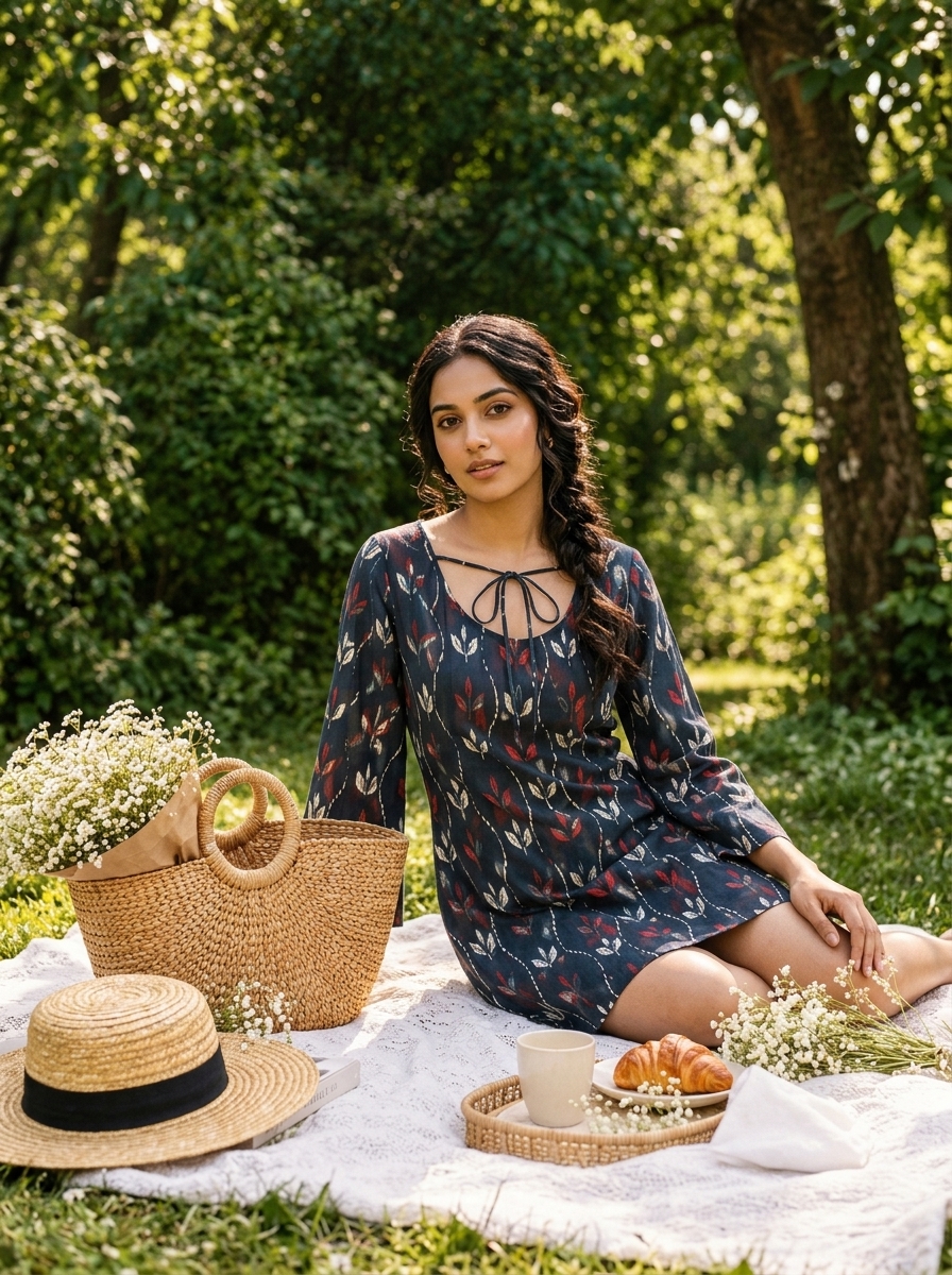 The Niloufer Meadow Picnic Dress